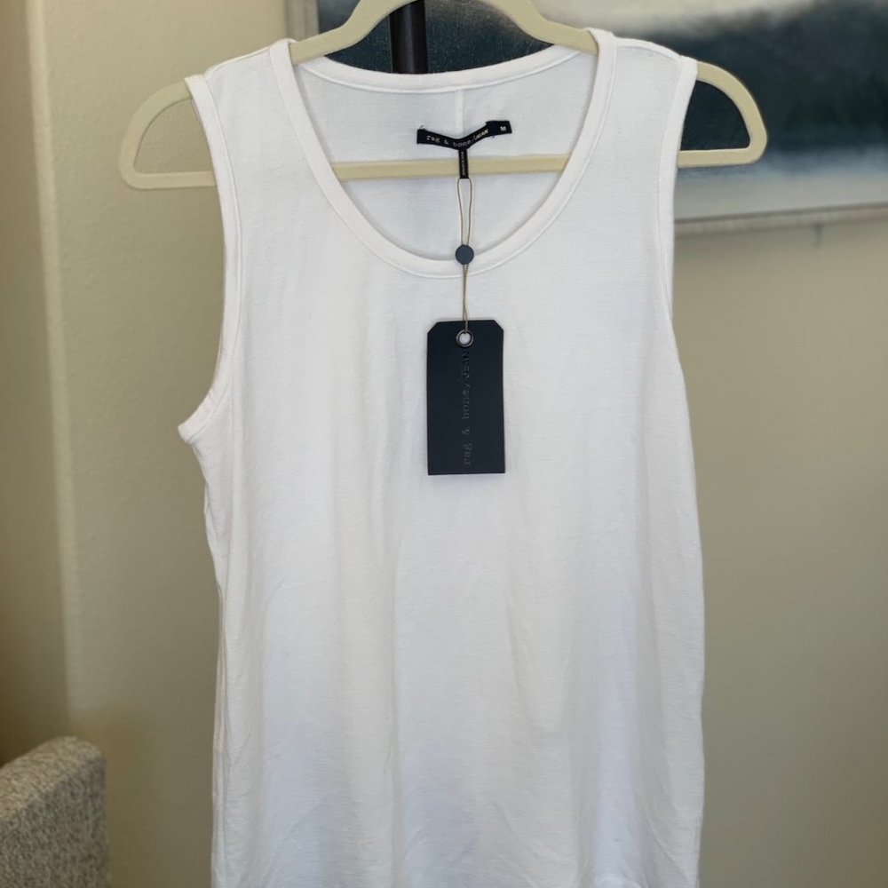 white top.